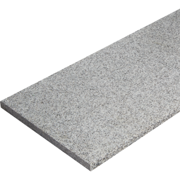 Stopień kamienny granit Gray płomieniowany 150x33x2 cm
