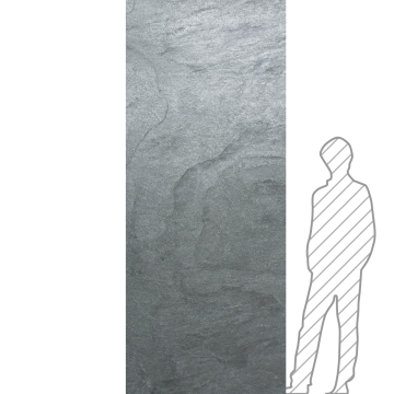 Fornir kamienny kwarcyt Silver Grey 305x122x0,2 cm