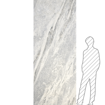 Fornir kamienny marmur White Marble 305x122x0,2 cm