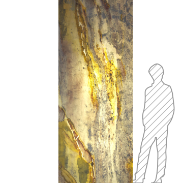 Fornir kamienny łupek Indian Autumn Transparentny 305x122x0,2 cm