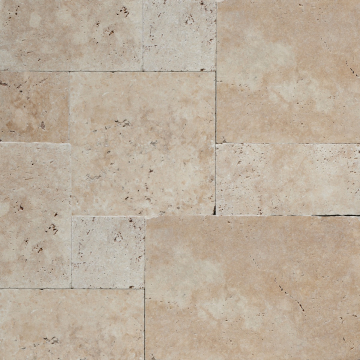 Komplet kamienny trawertyn Classical bębnowany 0,742 m2 Grubość 3 cm