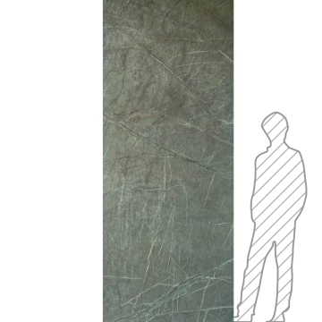 Fornir kamienny marmur Rain Forest Green 305x122x0,2 cm
