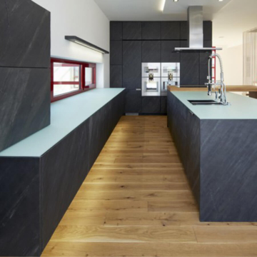 Fornir kamienny łupek Black Slate 305x122x0,2 cm