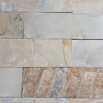 Płytka kamienna łupek California Brick naturalny 30x10x1 cm