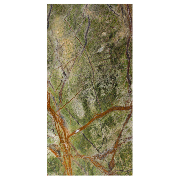 Płytka kamienna marmur Rain Forest Green szczotkowany 61x30,5x1,2 cm