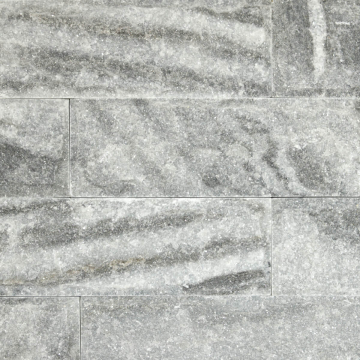 Płytka kamienna marmur Grey Black Brick naturalny 30x10x1,5 cm