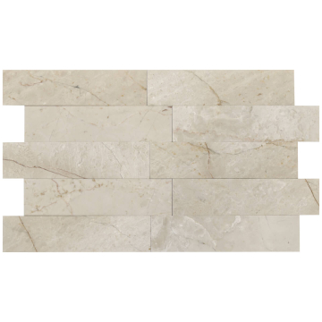 Płytka kamienna marmur Lily Classic szlifowany 30,5x7,5x1 cm