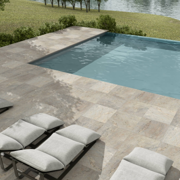 Płytka kamienna granit Cielo De Marfil leather 61x30,5x1 cm