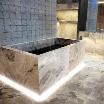 Płytka kamienna marmur Pacific Dream szlifowany 61x40,6x1,2 cm