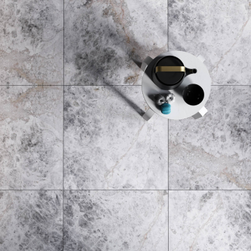 Płytka kamienna marmur Frosty Grey polerowany 61x30,5x1,2 cm