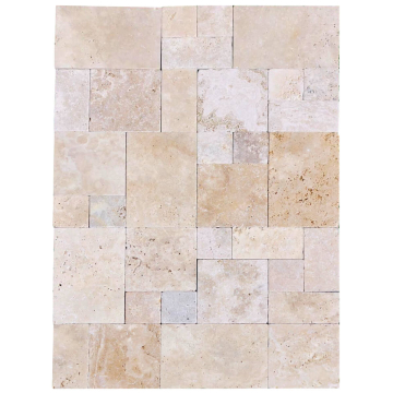 Komplet kamienny trawertyn Classical Light Piccolo bębnowany 0,720 m2