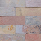 Płytka kamienna łupek Multi Brick naturalny 30x10x0,8-1,3 cm