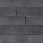 Płytka kamienna łupek Black Brick naturalny 30x10x0,8-1,3 cm